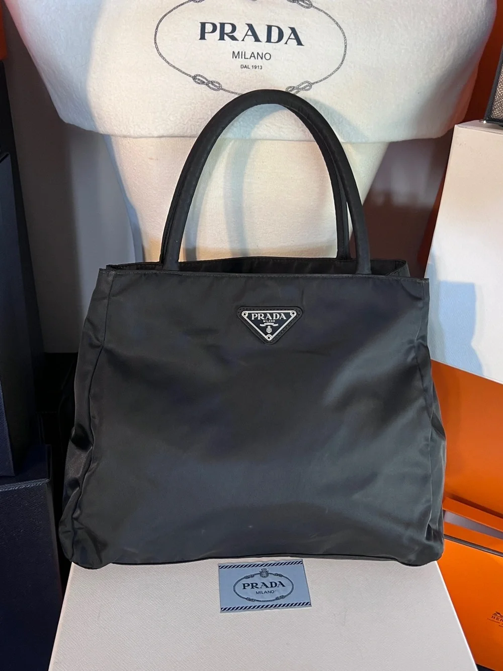 Prada! Absolutely like NEW CONDITION! . Silver hardware! Open to offers always! - Picture 4 of 11